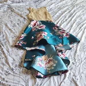 Green Floral Dress